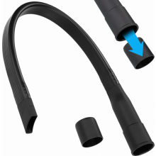 Pitkä ja joustava rakosuulake pölynimureille, 65 cm yleiskäyttöinen kiinnitys 35/32 mm liittimellä, musta
