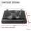 Audizio RP335 Record Player with Bluetooth, Stereo Speaker System & Vinyl Stand 8
