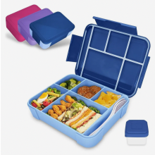 Lasten Bento-eväsrasia lokeroilla, vuotamaton lounasrasia tytöille ja pojille, välipalarasia kouluun, päiväkotiin