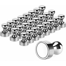 100 neodyymimagneettia, erittäin vahvat 12 x 16 mm metallikartiomagneetit, ruostumattomasta teräksestä valmistetut nastat magneettitauluille