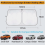 Foldable Car Windshield Sunshade, UV Protection Front Sun Visor for Interior Use, Easy Storage, Fits Compact Vehicles, 1 5