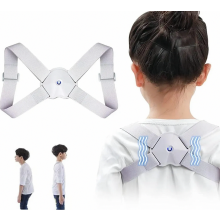 Children's Posture Corrector Belt with Smart Sensor Vibration, Adjustable Upper Back Support for Neck and Back Pain Reli