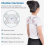 Children's Posture Corrector Belt with Smart Sensor Vibration, Adjustable Upper Back Support for Neck and Back Pain Reli 4