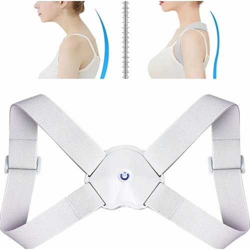Children's Posture Corrector Belt with Smart Sensor Vibration, Adjustable Upper Back Support for Neck and Back Pain Reli 1