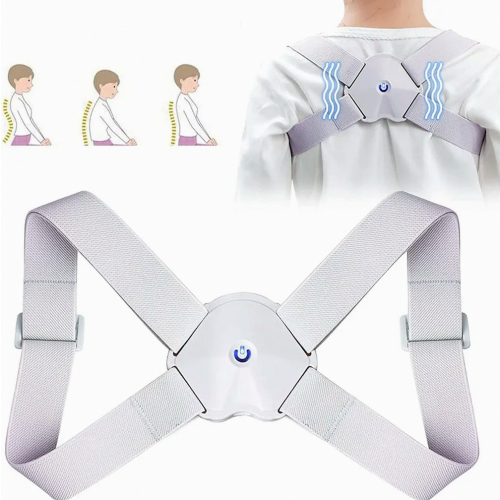 Children's Posture Corrector Belt with Smart Sensor Vibration, Adjustable Upper Back Support for Neck and Back Pain Reli 2