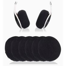 6 Pack Washable Stretch Knit Headphone Earpad Covers, Soft Ear Cushion Covers, 6 to 7.5 cm, Headphone Accessories