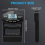 Digital Hand Dynamometer, Electronic Grip Strength Meter, Black Hand Grip Tester with USB Charging Cable for Training an 2