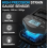 Digital Hand Dynamometer, Electronic Grip Strength Meter, Black Hand Grip Tester with USB Charging Cable for Training an 4