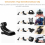 Action Camera Accessory Kit, Chest Strap, Backpack Strap Mount, Shoulder Strap Holder, 360 Degree Rotating Head Strap an 2