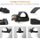 Action Camera Accessory Kit, Chest Strap, Backpack Strap Mount, Shoulder Strap Holder, 360 Degree Rotating Head Strap an 3