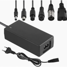 Caricabatterie per monopattino elettrico da 42 V 2 A, cavo di ricarica per hoverboard con 6 connettori, caricabatterie per monopattino elett