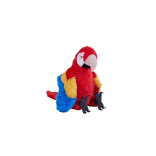Wild Republic Cuddlekins Eco Ara Scarlatto, Peluche, 12 Pollici, Giocattolo in Pile, Riempimento in Bottiglie Riciclate