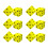 Dot Schuim Dobbelstenen Set, 2 Per Set, 6 Sets 1