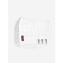 LeMieux Toy Pony Dressage Saddle Pad - Soft Suede & Cotton Lining - Suitable for Ages 3 Years + - Gift for Kids - White - One Size
