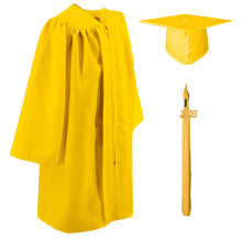GraduatePro Chapeau et Toge de Graduation Maternelle Promotion 2025 Ensemble Maroon 33