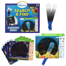 Skillmatics Preschool Learning Activity - Search and Find Flashlight Magic, Educational Game for Kids, Toddlers Who Love Toys, Art & Craft Activities,