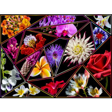 Better Me Flower Power Puzzle 1000 Pièces - Puzzle Jigsaw Collage de Fleurs