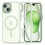 Capa Tech-Protect MagMat MagSafe para iPhone 15 - Verde Transparente 1