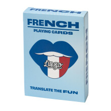 Lingo Franse Speelkaarten | Reis Flashcards | Leer Franse Woordenschat Op Een Leuke Manier | 52 Essentiële Vertalingen
