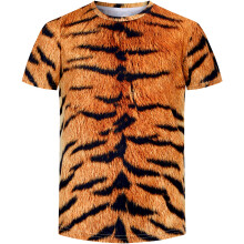 COSLAND Jongens Tijger T-shirt Kinderen Dier Kostuum, Klein