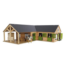 Kids Globe 1:24 Pferdestall mit 4 Boxen und Waschbox KG610211