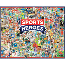 White Mountain Sports Heroes - 1000 Piece Jigsaw Puzzle