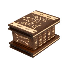 Puzzelbox, Houten Geheimdoos met Slot en Sleutel voor Volwassenen en Kinderen