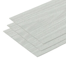 Zelfklevende PVC vloertegels - Grijs-groen - 5,02 m² (36 stuks) - Waterdicht - Houtimitatie