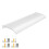 Auvent de porte - 60x40 cm - Polycarbonate transparent - Résistant UV - Facile à installer 1