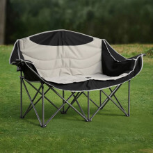 Campingstuhl/Schlafsofa für 2 Personen - Klappmodell - Tragfähigkeit 300 kg - Ultra-portabel 5,1 kg - Oxford 600D