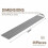 Losas autoadhesivas de PVC - HOME NATURE WOHNKONZEPT - Imitación madera - Gris oscuro - 5,02 m² (36 pcs) - Impermeable 3