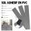 Losas autoadhesivas de PVC - HOME NATURE WOHNKONZEPT - Imitación madera - Gris oscuro - 5,02 m² (36 pcs) - Impermeable 5