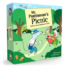 GIGAMIC Mr. Postmuis' Picknick | Schattig Avonturenbordspel voor Kinderen | Help Mr. Postmuis bij de Picknick