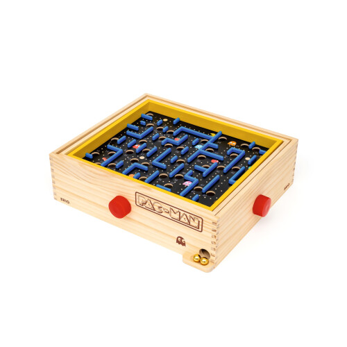Brio BRIO - Gioco Labirinto PAC-Man 34065 | Gioco di Legno Classico per Bambini dai 6 Anni