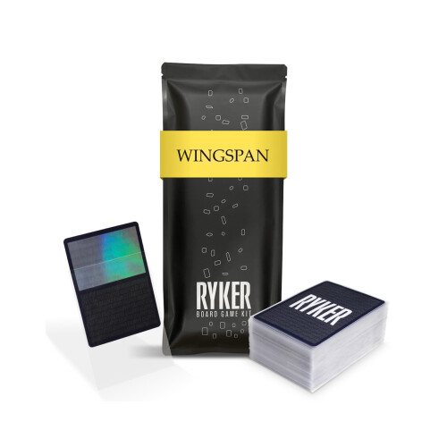 Ryker | Kit di Manicotti per Carte da Gioco per Wingspan (Trasparente)