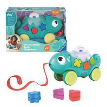 Ravensburger Play+ Kleur & Vorm Sorter - Chameleon | 3-in-1 Vorm Sorteren & Trek Speelgoed | Stimuleert Vroeg Leren