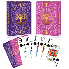 Spielkarten 2er Pack, Kartendeck, große Schrift, leicht zu mischen, Premium Pokerkarten für Kartenspiele