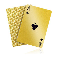QkonkgnS Diamond Black Wasserdichte Spielkarten - HD Plastik Pokerkarten, Professionelle Qualität, Elegantes Design