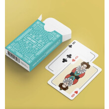 CardGames101 - Standard Spielkarten mit individuellem Design - 58 Karten inkl. Joker und Hilfskarten