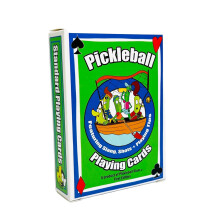 Pickleball Spielkarten - Slang, Schläge & Tipps - Standard 52-Karten Deck für Poker, Rummy, Solitaire & mehr