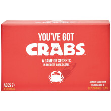 Exploding Kittens You've Got Crabs 4-10 Players - Ages 7+ - 15 Minutes to Play - Sneaky Matching Card Game - Party Game, Family Game Night, Kid and Ad