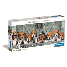 Clementoni Puzzel Collectie - Beagles 1000 Stukken - Poster Inclusief, Puzzel Voor Volwassenen 14-99 Jaar
