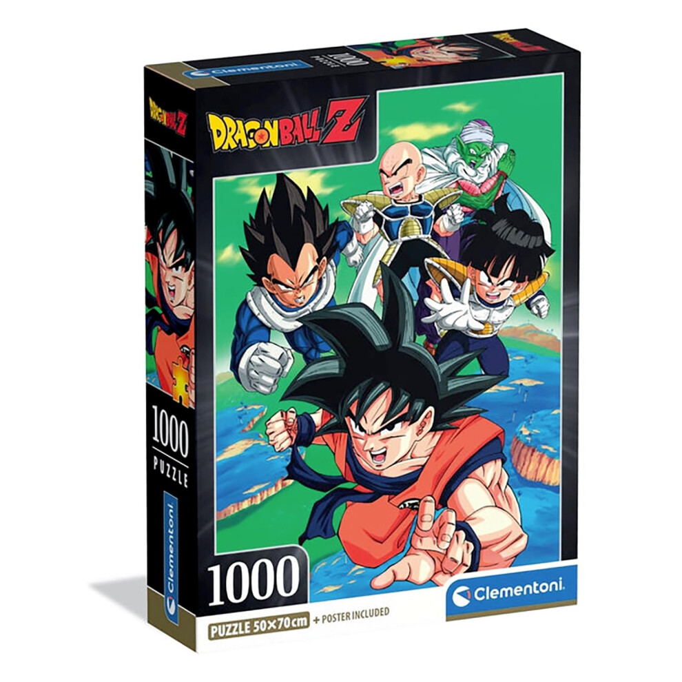 Clementoni Jigsaw Puzzle 1000 pieces, Dragonball Z, Puzzle for Adults 14-99 Years, Compact box, Made in Italy, 37051 - Image 2