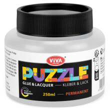 Colle pour Puzzle Viva Decor 250 ml, Transparent - Colle Séchage Rapide pour Créations Durables