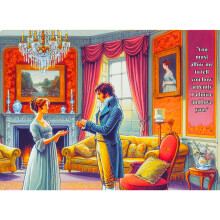 Mr. Darcy schlägt vor - Stolz und Vorurteil Puzzle für Erwachsene - Jane Austen Szene USA