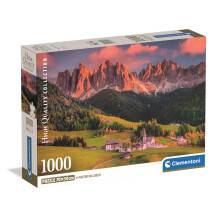 Clementoni Legpuzzel 1000 Stukken Magische Dolomieten, Puzzel voor Volwassenen 14-99 Jaar, Compacte Doos, Made in Italy, 39953