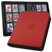 Classeur de cartes à collectionner - Classeur Top Loader pour cartes de sport - 288 Toploaders (3x4"), 9-Poches