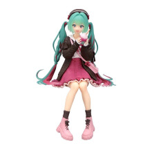 Hatsune Miku Noodle Stopper PVC Figur Herbst-Date Pink 14 cm