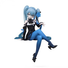 Furyu - Hatsune Miku Blue Rose Ver. Blomsterfe Figur Noodle Stopper 14cm