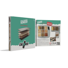 CRESKATE Pack de 18 Feuilles de Vénérable pour Fingerboard (125 x 125 mm) | Bois Réel Premium | Fabriqué en Allemagne